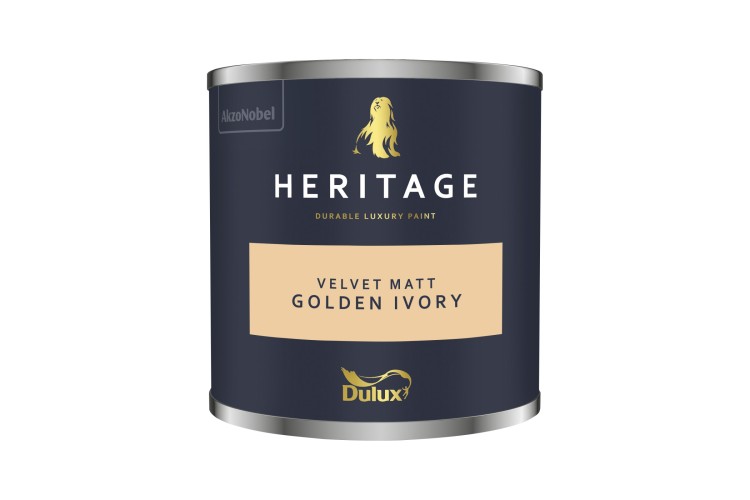 Dulux Trade Heritage Colour Tester Golden Ivory 125ml