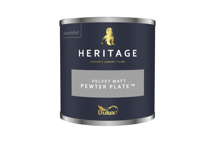 Dulux Trade Heritage Colour Tester Pewter Plate 125ml