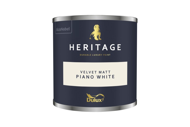 Dulux Trade Heritage Colour Tester Piano White 125ml