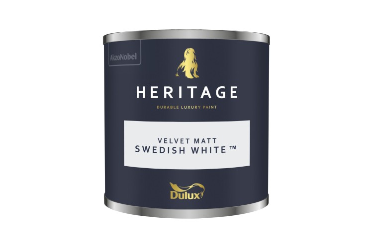 Dulux Trade Heritage Colour Tester Swedish White 125ml