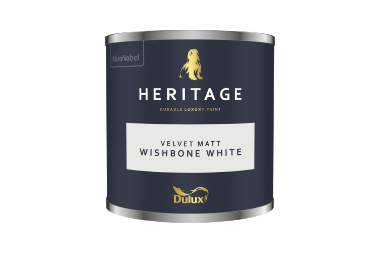 Dulux Trade Heritage Colour Tester Wishbone White 125ml