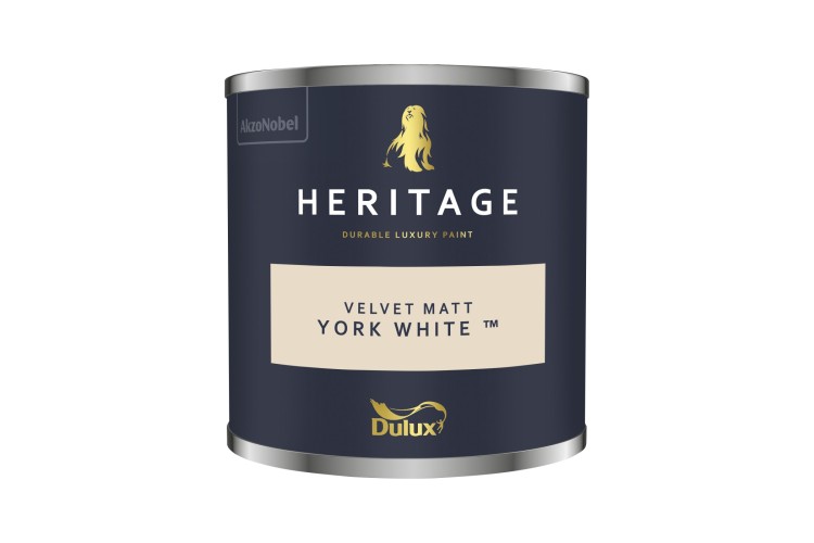 Dulux Trade Heritage Colour Tester York White 125ml