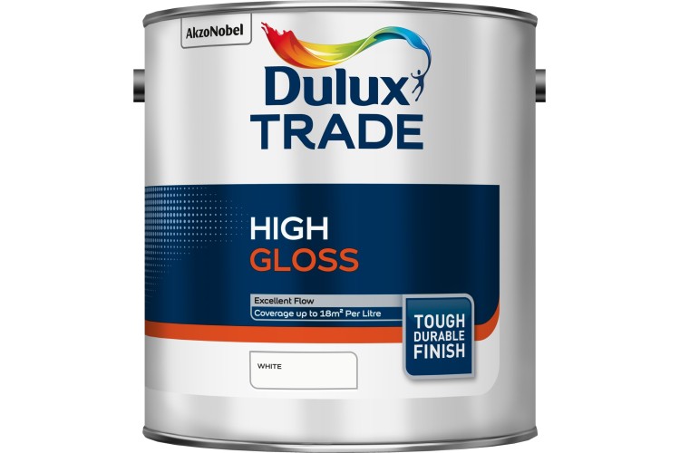 Dulux Trade High Gloss White 2.5L