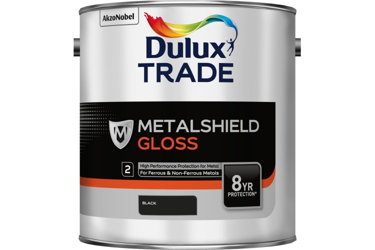 Dulux Trade Metalshield Gloss Black 2.5L