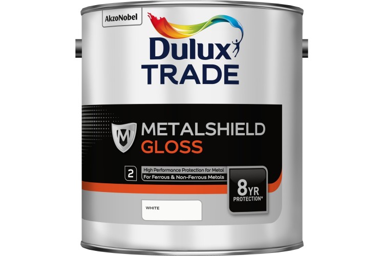 Dulux Trade Metalshield Gloss White 2.5L
