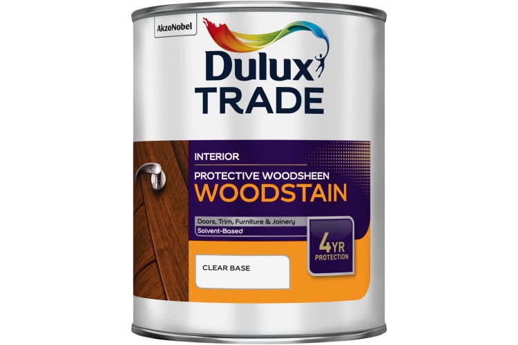 Dulux Trade Protective Woodsheen Woodstain Clear Base 1L