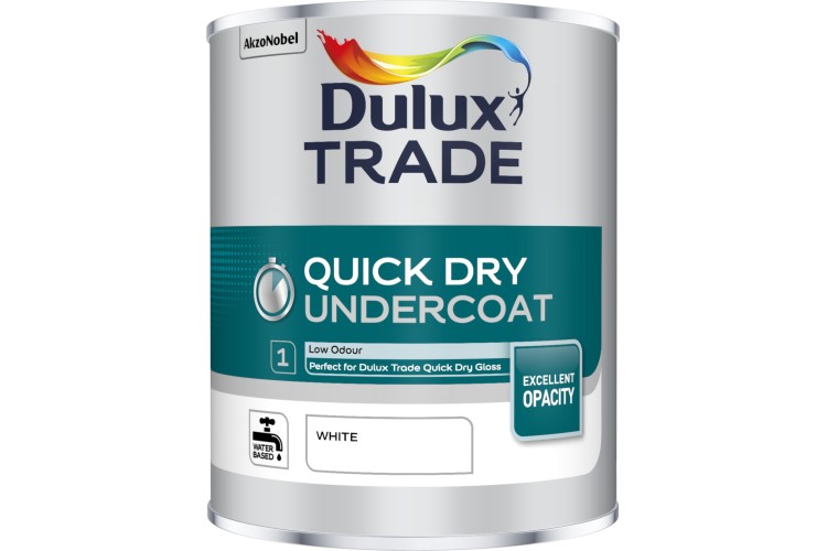 Dulux Trade Quick Dry Undercoat White 1L