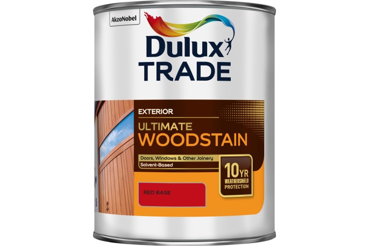 Dulux Trade Ultimate Woodstain Red Base 1L