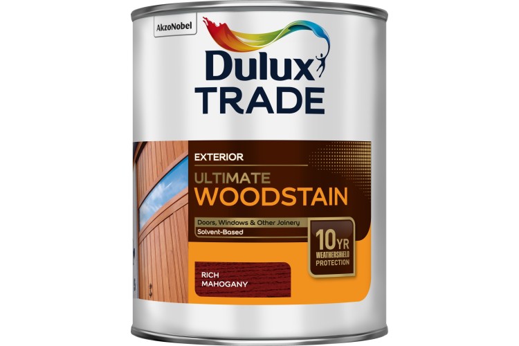 Dulux Trade Ultimate Woodstain Rich Mahogony 1L