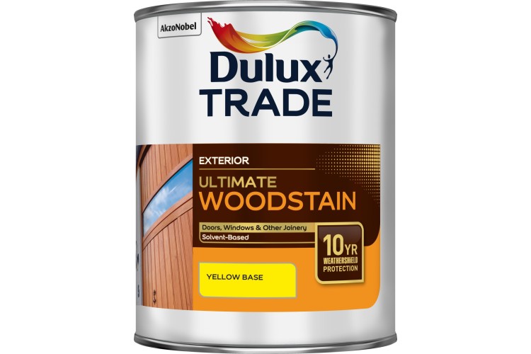 Dulux Trade Ultimate Woodstain Yellow Base 1L
