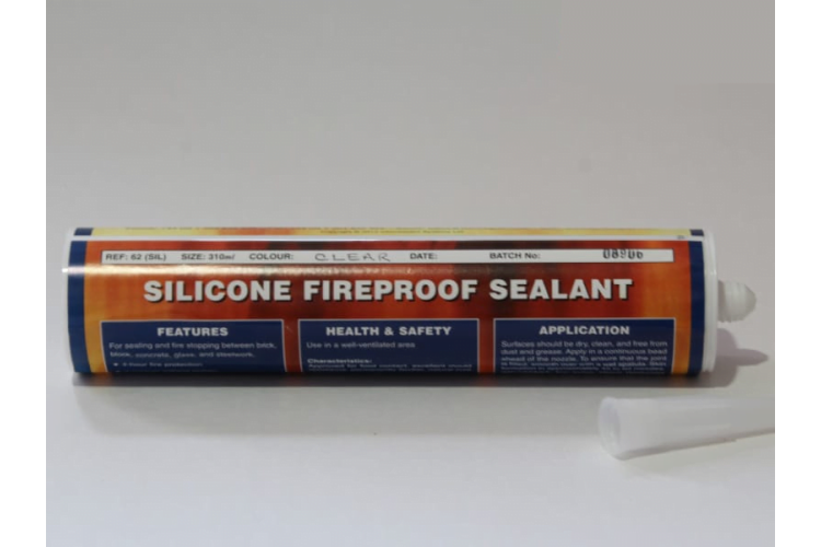Envirograf Silicone Fireproof Sealant - Black