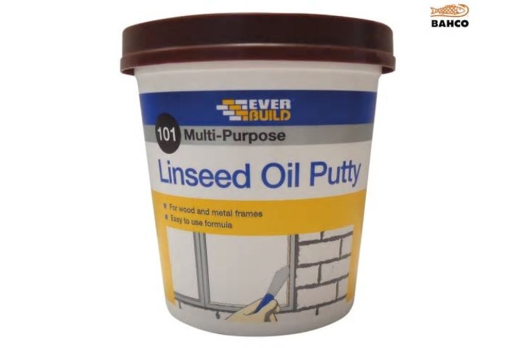 Everbuild Multi Purpose Linseed Oil Putty 101 Brown 1Kg