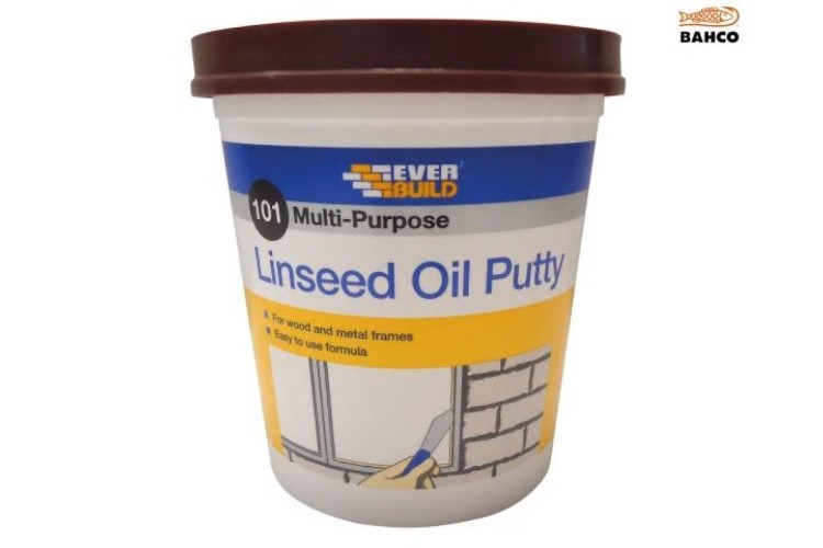 Everbuild Multi Purpose Linseed Oil Putty 101 Brown 2Kg