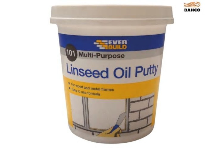 Everbuild Multi Purpose Linseed Oil Putty 101 Natural 1Kg