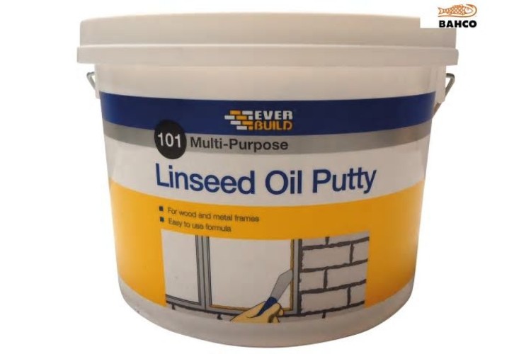 Everbuild Multi Purpose Linseed Oil Putty 101 Natural 5Kg