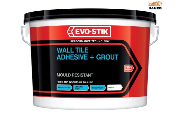 Evo-Stik Mould Resistant Wall Tile Adhesive & Grout 1L
