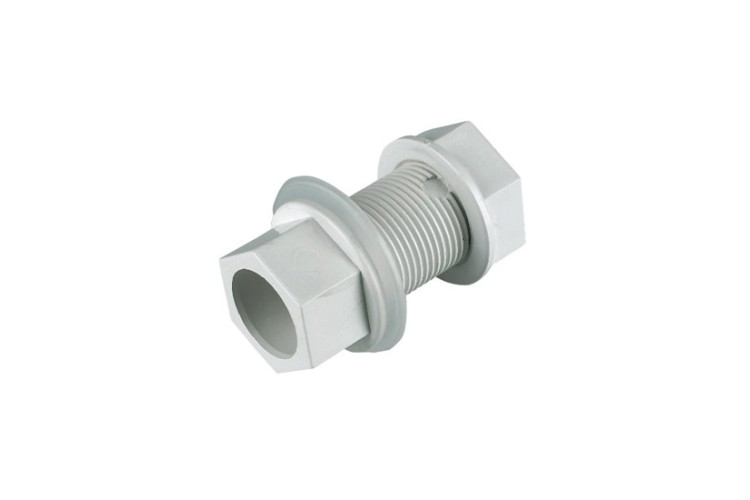 F-P Overflow Stright Tank Connector 21.5mm White