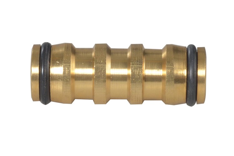 Faithfull Brass Two Way Hose Coupling 12.5Mm (12In)