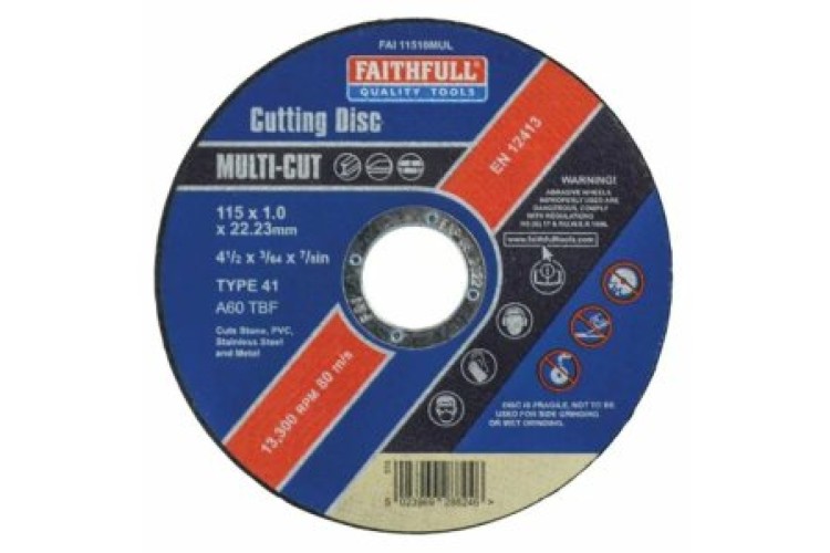 Faithfull Multi-Use Cut Off Wheel