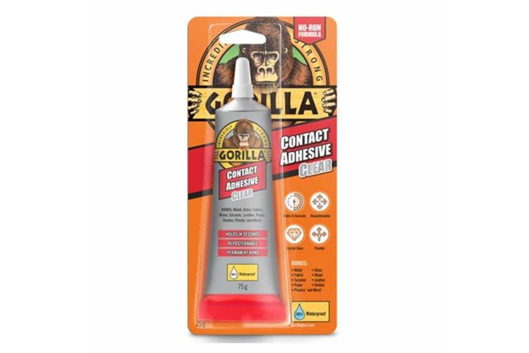 Gorilla Contact Adhesive Clear 75G