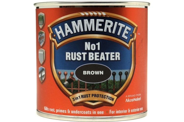 Hammerite No.1 Rust Beater  Dark Brown 250ml