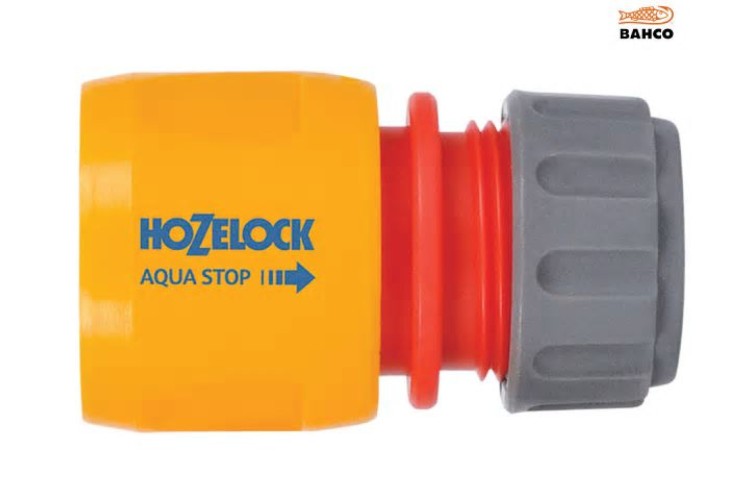 Hozelock 2185 Aquastop Connector For 12.5 - 15Mm (12 - 58In) Hose