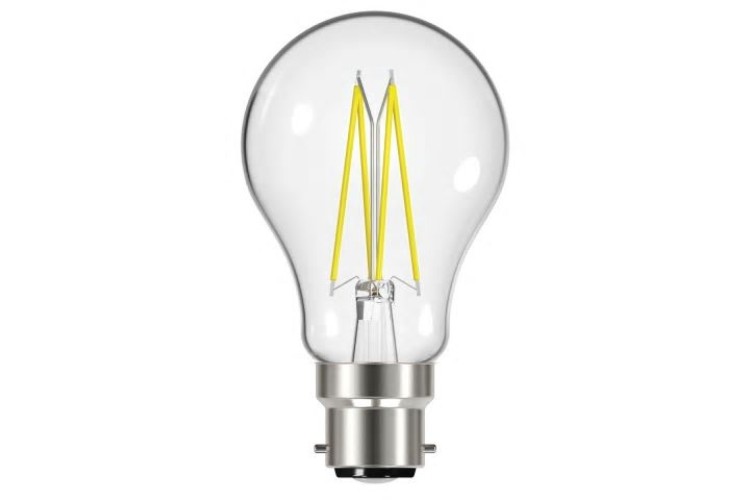 LED BC (B22) GLS Filament Dimmable Bulb, Warm White 806 lm 7.2W                 