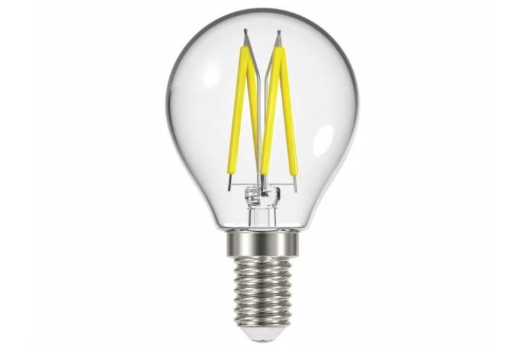 LED SES (E14) Golf Filament Non-Dimmable Bulb, Warm White 470 lm 4W             