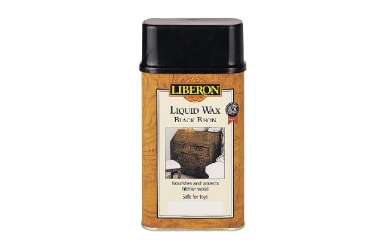 Liberon Liquid Wax Polish Black Bison Dark Oak 500ml