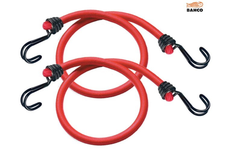 Master Lock Twin Wire Bungee Cord 60Cm Red 2 Piece