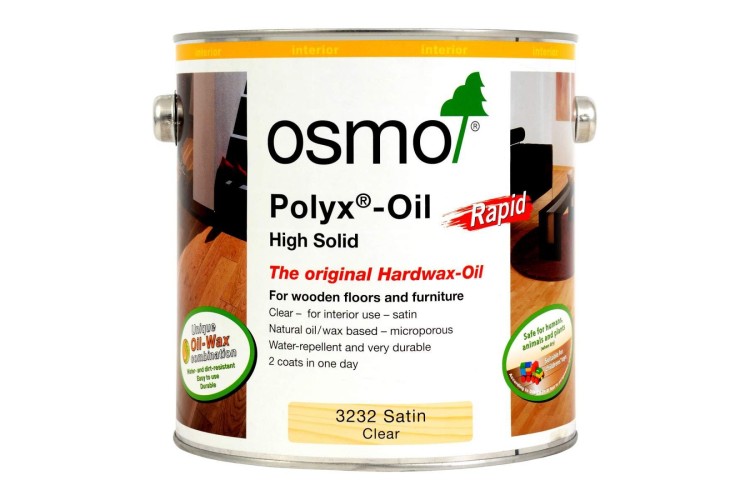 Osmo Polyx -Oil Rapid Clear Satin 2.5L 3232