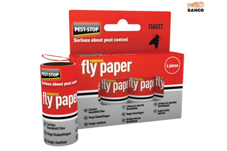 Pest-Stop Fly Papers (Pack Of 4)