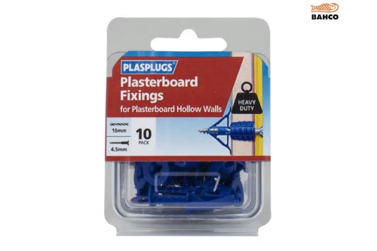 Plasplugs Hcf110 Heavy-Duty Plasterboard Fixings (10)