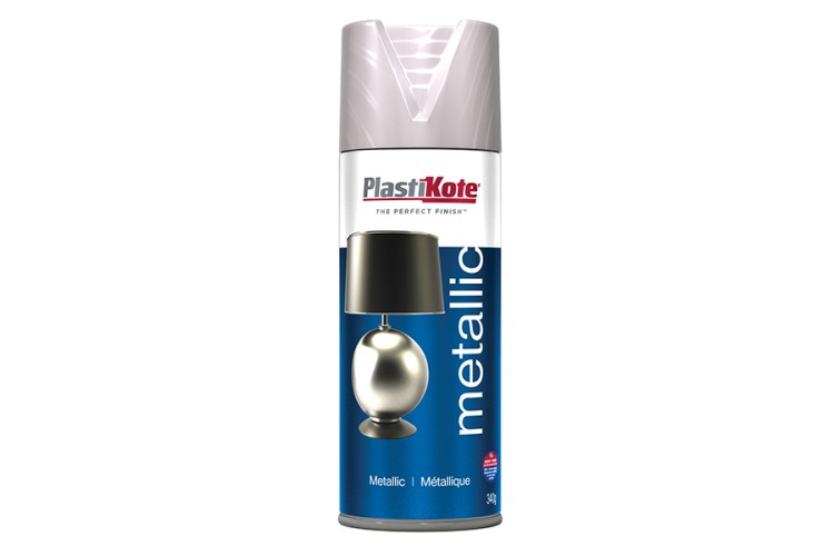 Plasti-Kote Metallic Spray Brushed Nickel 400ml