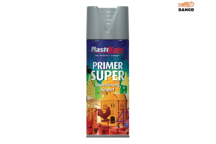 Plasti-Kote Super Grey Primer Spray 400ml