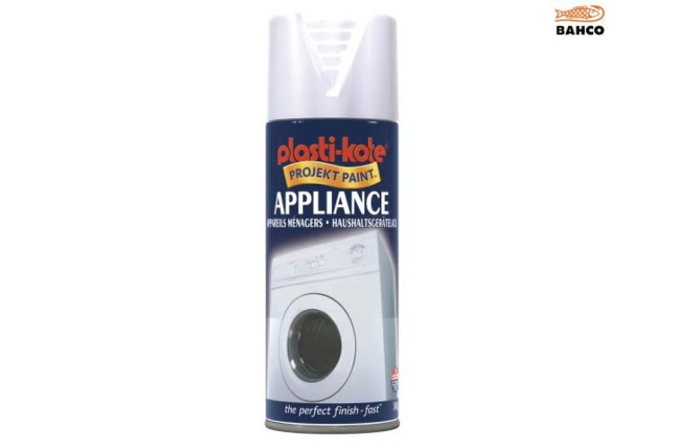 Plasti-Kote Twist & Spray Appliance Enamel Gloss White 400ml