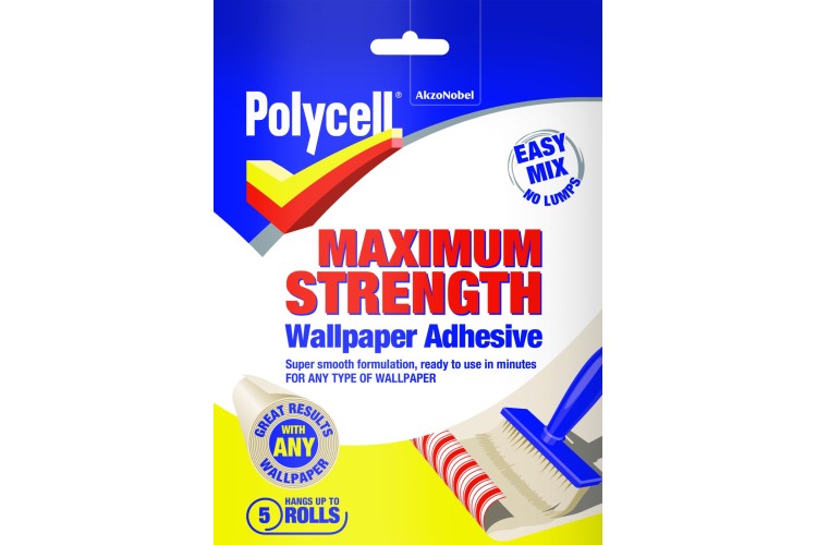 Polycell  Max Strength Wallpaper Paste Adhesive 5 Roll