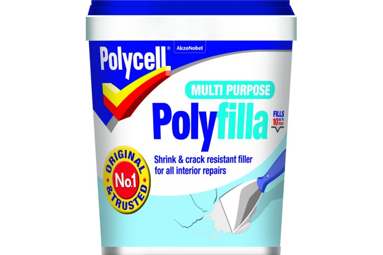 Polycell  Multi Purpose Polyfilla Ready Mix Tub 1Kg