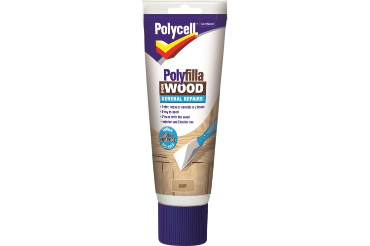 Polycell  Polyfilla Wood  General Repair Light Tube 330gm