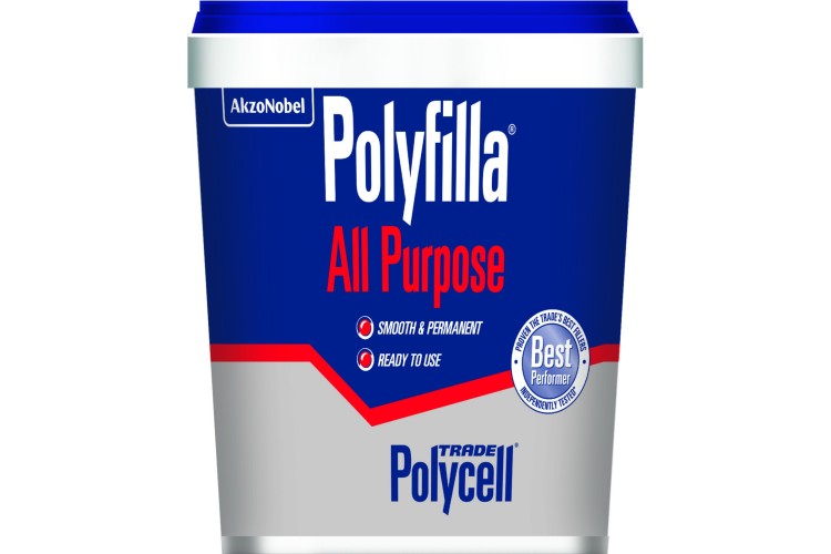 Polycell  Trade  Polyfilla All Purpose R/Mix 1Kg