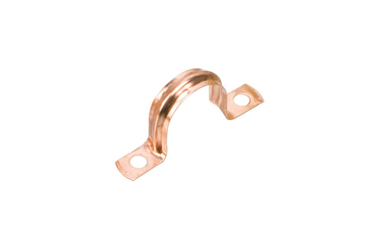 Ps C&F Copper Saddle Clip 15mm (Pk10)