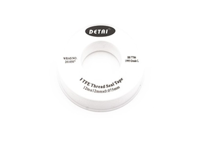 Ptfe Tape 12mm  Wide X 12M Roll