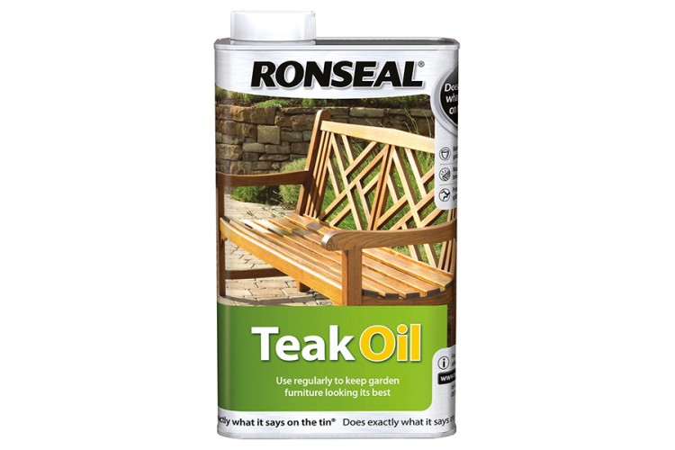 Ronseal Garden Furniture Teak Oil Can 1L
