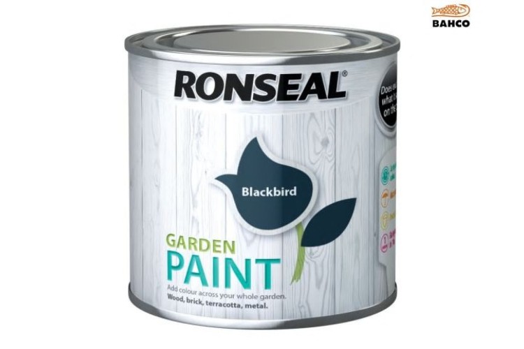Ronseal Garden Paint Black Bird 250ml