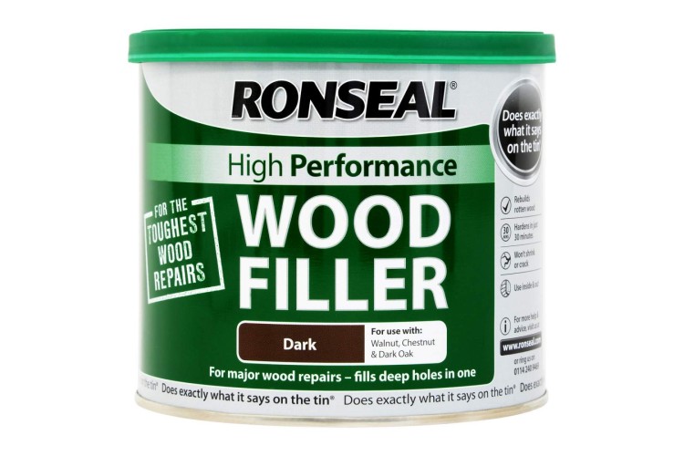 Ronseal High Performance Wood Filler Dark 550G