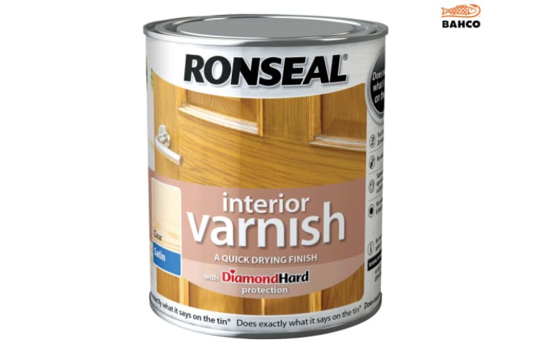 Ronseal Interior Varnish Quick Dry Satin Clear 750ml