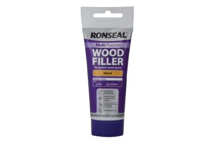 Ronseal Multipurpose Wood Filler Tube Natural 100g                                      