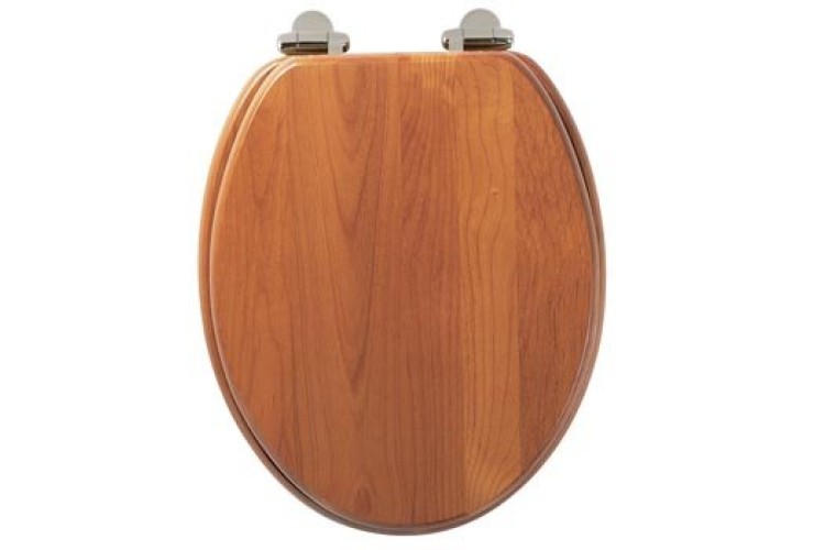 Roper Rhodes Traditional Solid Wood Soft Close Toilet Seat Antique Pine
