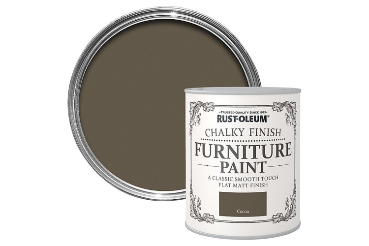 Rust-Oleum  Chalky Finish Furniture Paint - Cocoa - 750ml