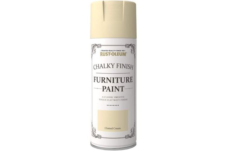 Rust-Oleum Chalky Furniture Paint 400ml Clotted Cream